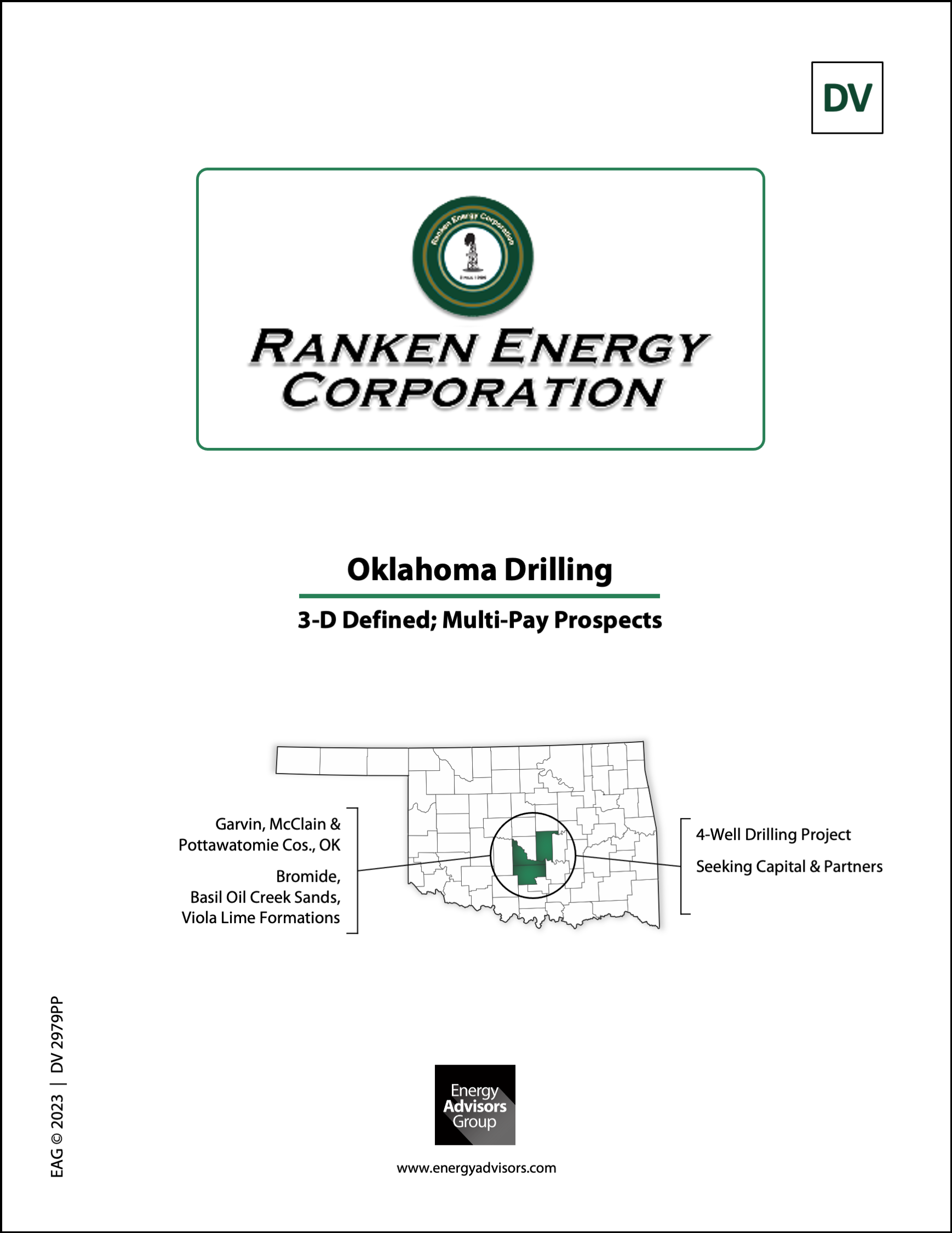 OKLAHOMA DRILLING PROJECTS - Energy Advisors Group OKLAHOMA DRILLING PROJECTS